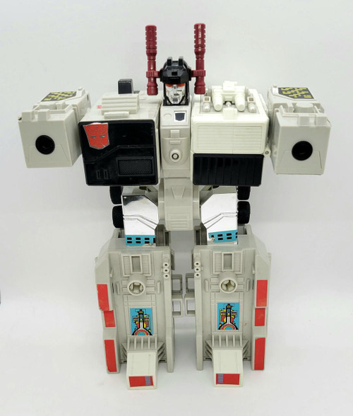 Hasbro Transformers (G1) - Metroplex Toy Figure, incomplete and assembled detail showing the robot mode with outstretched arms against a plain background.