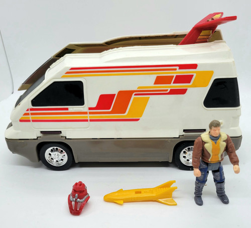 M.A.S.K. Ace " Falcon" Riker Figure With Slingshot