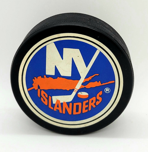 NHL NY Islanders Trench MFG Official Puck Made In Canada 