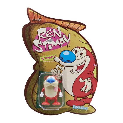 Super7 Ren & Stimpy ReAction Figure - Stimpy