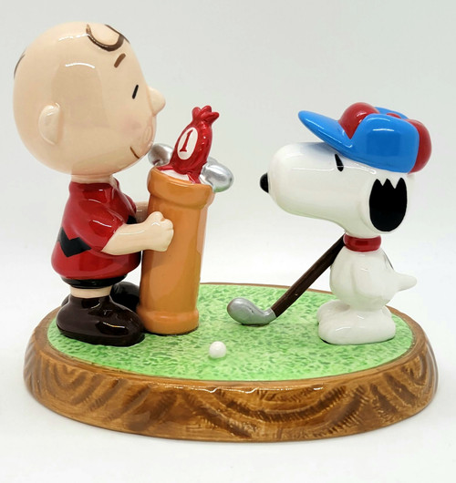 Peanuts Snoopy & Charlie Brown "Golfer" #6587 Figurines 