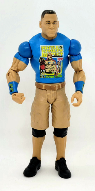 WWE 2013 John Cena Blue T-shirt Action Figure (Loose)