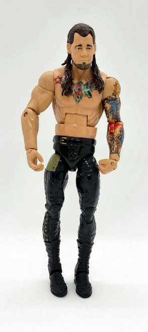 WWE 2011 Baron Corbin Action Figure (Loose), detailed WWE wrestling action figure with tattoos, long hair, and black pants.