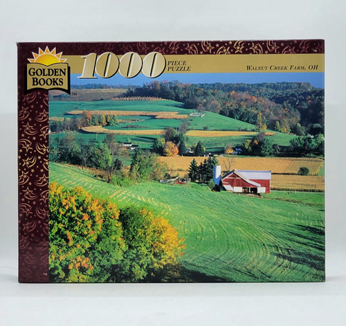 1996 Golden Books Walnut Creek Farm Ohio 1000 Piece Jigsaw Puzzle