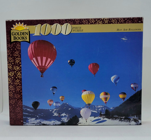1996 Golden Books Hot Air Balloons 1000 Piece Jigsaw Puzzle