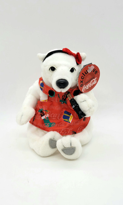 1999 Coca-Cola Female Polar Bear 5" Bean Bag Plush