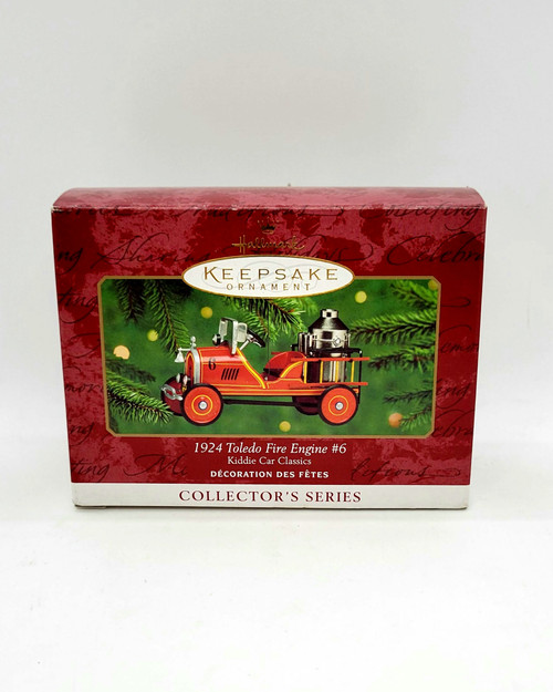 Hallmark Keepsake Ornament: Kiddie Car Classics - 1924 Toledo Fire Engine #6