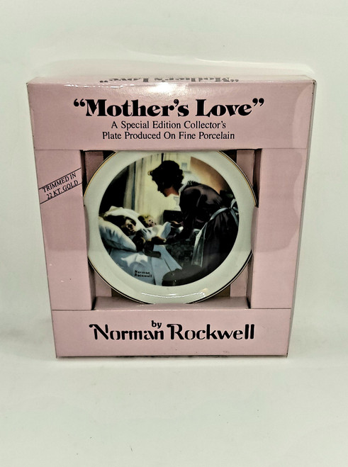 Norman Rockwell "Mother's Love" Collector Plate