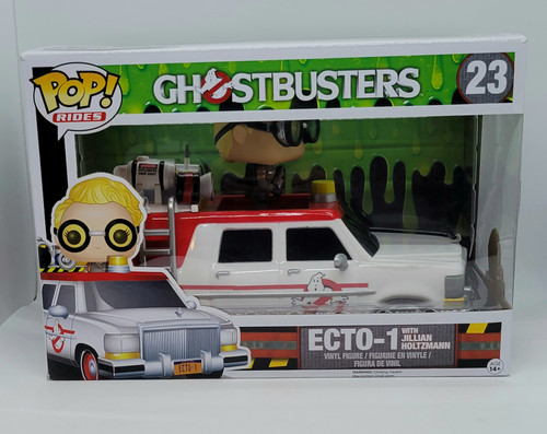 Funko Pop 7629 for sale online Rides: Ghostbusters Ecto1 and Jillian Holtzmann Figure 