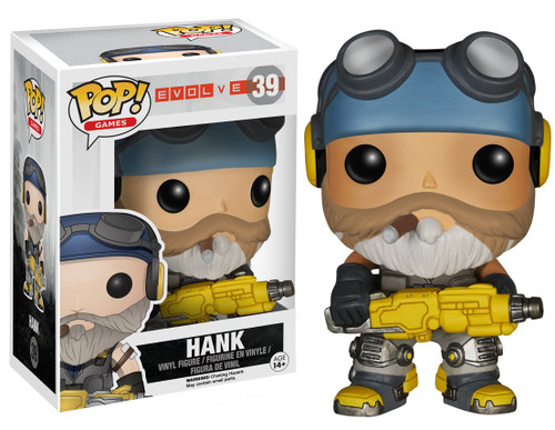 Funko POP! Games: Evolve Hank Figure (Damaged Box)