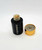 AVON Duracell Battery, black and gold bottle with a removable cap.