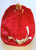 Retro McDonald's Backpack, image of a red vintage-style backpack with beige straps and accents.