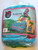 Barney and Friends Slumber Bag Comforter, packaged in clear plastic with colorful graphics of a girl holding a Barney plush and a bed with Barney-themed bedding.