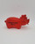 State Bank Of Paradise Plastic Piggy Bank, Red