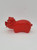 State Bank Of Paradise Plastic Piggy Bank, Red