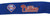 MLB Philadelphia Phillies Blue Lanyard, close-up view of the fabric with the team logo and name printed on it.
