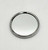 Harley-Davidson Motor Cycles Compact Mirror, Small, round silver motorcycle mirror with metal rim for motorcycle handlebar