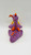 Disney Vintage 1982 Disney Figment Dragon EPCOT Center Vinyl Bank, purple and orange collectible toy resembling a dragon from Disney's Figment character in EPCOT.