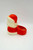 Unknown Plastic Santa Bank And Candy Dish, festive red and white Santa Claus-shaped money bank with an attached candy dish for holiday treats.