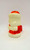 Unknown Plastic Santa Bank And Candy Dish, vintage plastic Santa Claus figure with a coin bank and candy dish features in red and white colors, standing against a plain background.