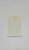 Jim Beam 8th Annual Convention Plastic Luggage Tag, white rectangular luggage tag with vertical slots for attachment.