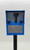 Kenner M.A.S.K. Boulder Hill Playset - Gas Sign / Radar Panel, blue plastic radar and gas panel toy for kids.