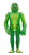 Super7 Universal Monsters ReAction Figures - "Super" Creature (Wide Sculpt on Card), a green, monstrous action figure with exaggerated features and textured surface, standing upright.