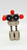 Transformers 1987 G1 Clones Fastlane Action Figure, a toy robot with large black eyes, red arms, and a beige body standing upright on a plain white background.