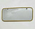 Smurfs 1983 Smurfs Ride Free License Plate, vintage amusement park souvenir metal license plate with yellow border.