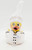 March of Dimes March Of Dimes 2005 Chef Rubber Duckie, yellow rubber duck dressed as a chef with a white chef's hat and coat, inside clear plastic wrapping.