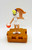 Warner Bros. McDonald's Happy Meal Toy 1996 Space Jam #1 Lola Bunny, loose plastic figurine of Lola Bunny holding a basketball and wearing a white sports outfit, standing on a brown base.