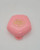 Polly Pocket 1992 Polly In The Nursery Classic Collection Mattel #9376, pink compact with gold 'Polly Pocket' logo and heart design.