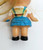 Vintage 1960's Blonde Hair Girl Rubber Doll Pin Made in Japan