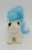 My Little Pony 1988 Dangles, vintage toy pony with bright blue hair and pink eyes.