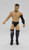 WWE 2012 Finn Balor Action Figure, plastic wrestling figure with muscular torso, brown hair, beard, black wrestling trunks, and black thigh-high boots.