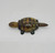Unknown Tin Litho Turtle With Moving Head And Tail, vintage toy turtle with mechanical moving parts, detailed tin lithographed turtle figurine with articulated head and tail.