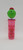 M&M's 2002 Minis Purple M&M Sledding Christmas Candy Topper, colorful plastic snow globe featuring a purple M&M candy character wearing a Santa hat, used as a holiday decoration or topper.
