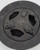 Unbranded Vintage Japanese Cast Iron Incense Burner, detailed round black cast iron incense holder with carved Asian faces and symbols.