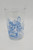 Welch's Vintage Welch's 1953 Howdy Doody Train Set Glass, clear glass featuring blue printed images of the Howdy Doody train set, vintage collectible glass with nostalgic cartoon characters and trains design.