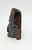 Unknown Mayan/Aztec Polished 3-inch Bust Statue, tribal art sculpture with a dark polished finish and intricate facial features.