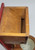 A.B.C. Display Co. Inc. Toilet Cigarette Dispenser And Ashtray, vintage wooden cigarette dispenser and ashtray with storage compartment.
