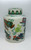 Large 12" tall ceramic Chinese/Japanese Foo Dog Dragons covered canister with lid. 