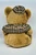 Great American Fun Corp. Sherlock Holmes Precious Plush Bear, front view of a soft, tan plush bear wearing a classic plaid hat and scarf.