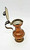 Unknown Vintage Copper 5-inch Oil Dispenser/Jug Made in Japan, vintage copper oil pourer with a lid and handle, designed for kitchen use.