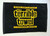 NFL Pittsburgh Steelers Black Terrible Towel, official game day fan accessory with yellow logo and text on black fabric.