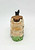 Unknown Vintage Donkey Pulling Cart Of Ashes Ashtray Figurine Made in Japan, ceramic ashtray figurine with a donkey design featuring a flat top for holding ashes, colored in beige, black, and green.