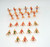 Unknown HO Train Scale Figures, 24 Pool Side Toy Figures for model train sets.