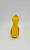 Unknown Vintage Plastic Duck Candy Container, yellow and orange decorative plastic duck-shaped container on a white background.