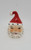 Vintage dual face Lefton bell that features the faces of both Santa and Mrs. Claus on the opposite sides.  The Christmas themed porcelain bell was made in Japan and is 3 inches high and 2 inches wide.