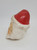 Unknown Vintage Santa Claus Pepper Shaker, made in Japan, with a red hat and white beard featuring gold accents.